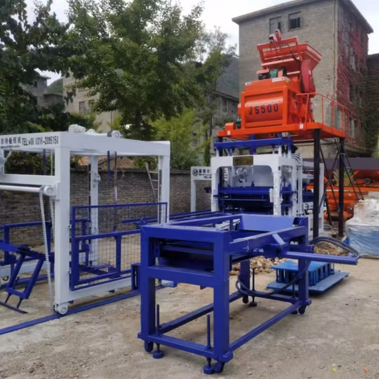 Qtf12-15 Cement Concrete Hollow Bricks Making Machine Price Construction Equipment in Panama