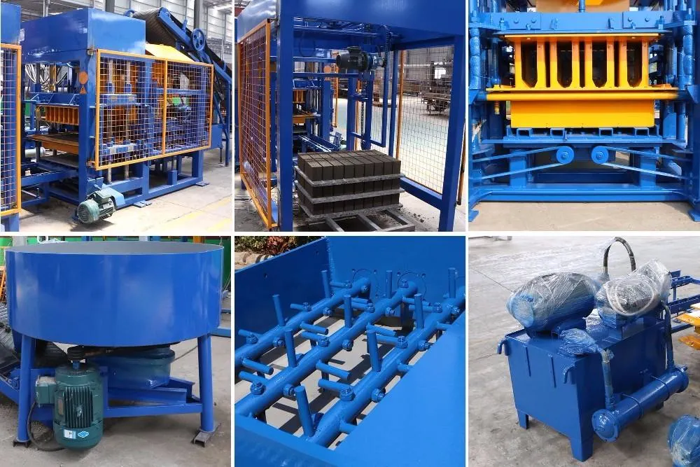 Concrete Block Making Machine Automatic Qt4-15 Cement Block Making Machine Equipment