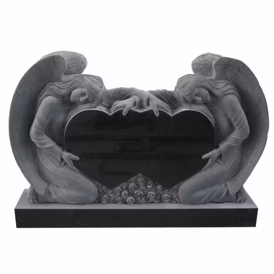 저렴한 묘비 화강암 묘석 십자가가 있는 간단한 묘비